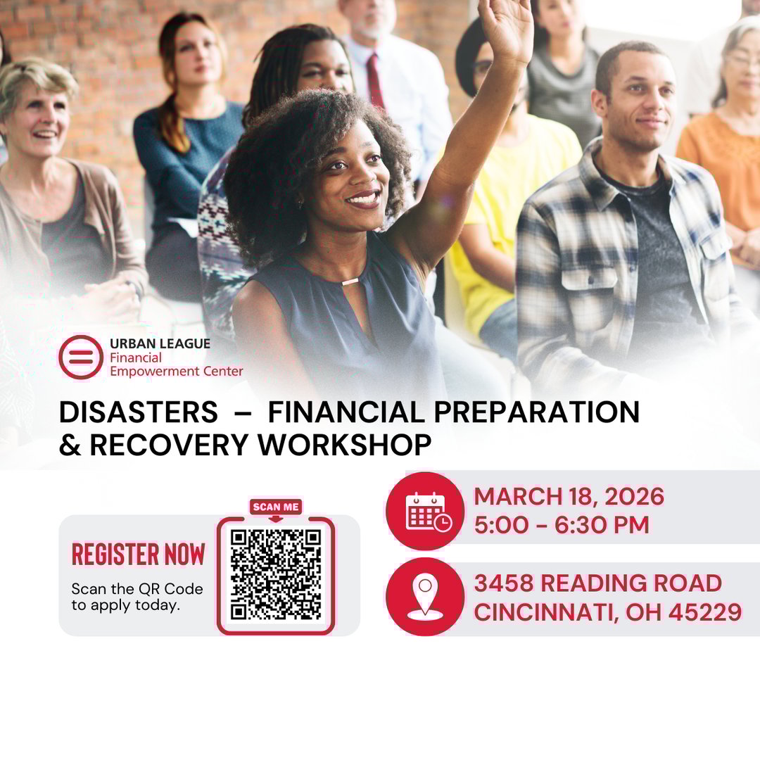 2026 Disasters Financial Prep Workshop Post Graphic