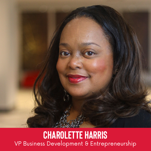 Charolette Harris VP Business Development & Entrepreneurship w Title 500x500